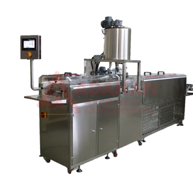 Desenli Çikolata Kaplama ve Soğutma Tüneli